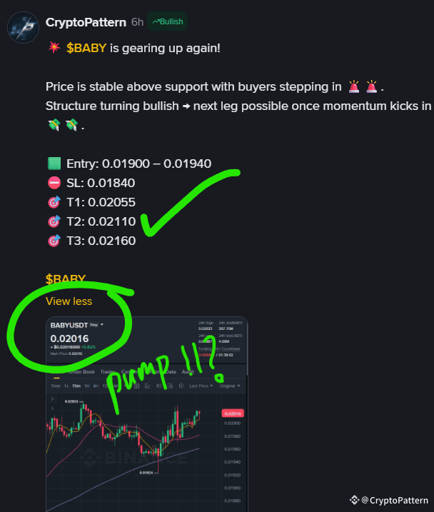 Smashed Nps Target $BABY BOOOOOOOOMMMMMMM ‼️ TP2 Smashed Target 3 Smash | CryptoPattern on ...