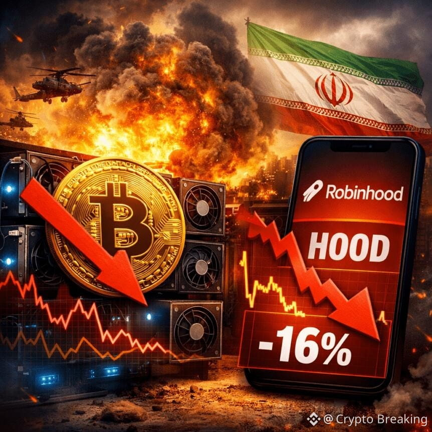 Bitcoin Hashrate Dips After Iran Tensions; Hood Down 16% This Month