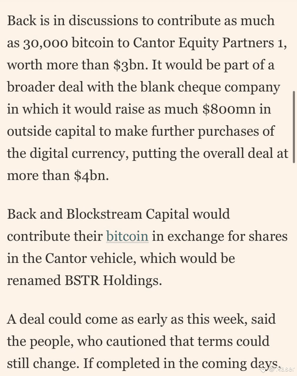 The whale who owns 80,000 BTC turned out to be Adam Back — | Naser AlboRkaN  on Binance Square