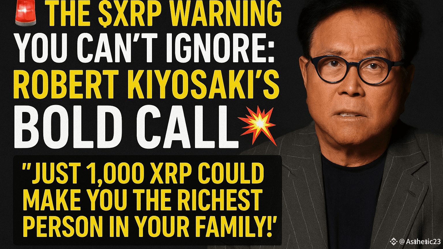 🚨 The XRP Warning You Can’t Ignore Robert Kiyosaki’s Bold Call That