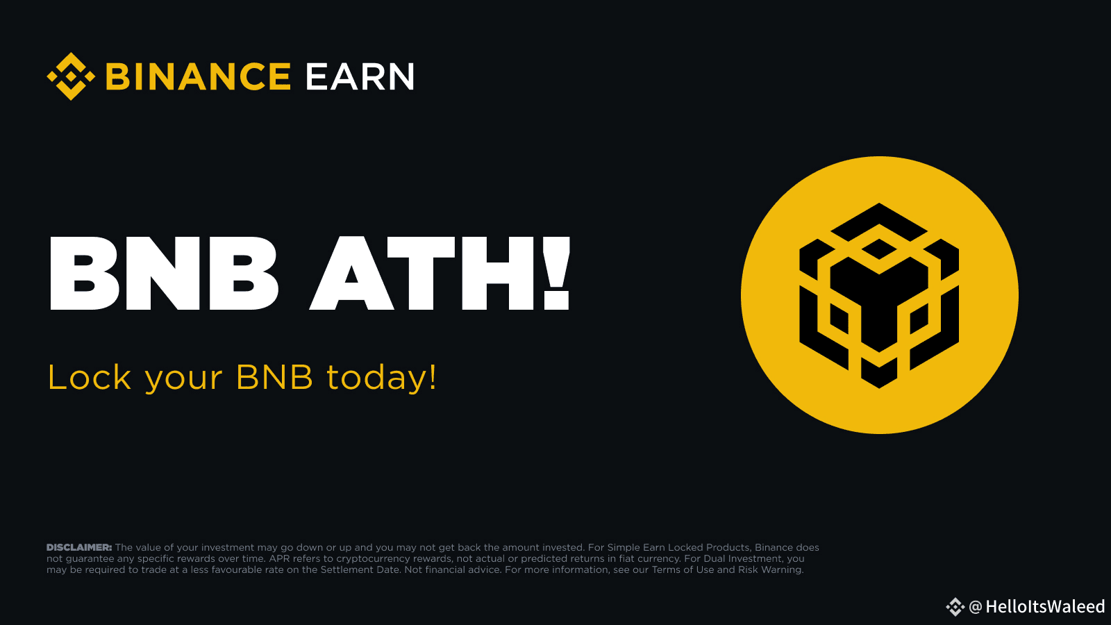 BNB ATH! #bnb | HelloItsWaleed on Binance Square