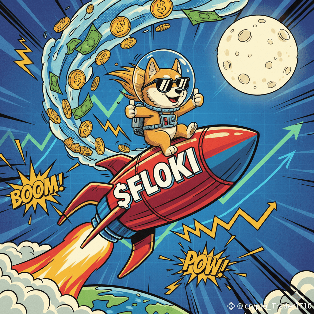🚀🙀 $FLOKI is About to Skyrocket! 💥 From $0.001 → $0.1 = |  crypto_Trader1710 on Binance Square