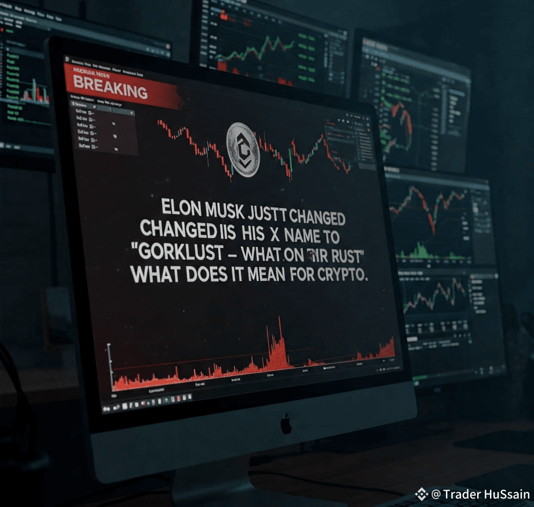 🔥 BREAKING: ELON MUSK JUST RENAMED HIMSELF TO “GORKLON | BIT_HUSSAIN on  Binance Square