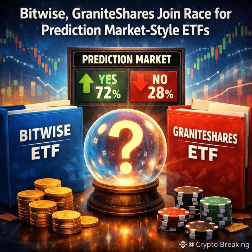 Bitwise, Graniteshares Join Race For Prediction Market-Style Etfs