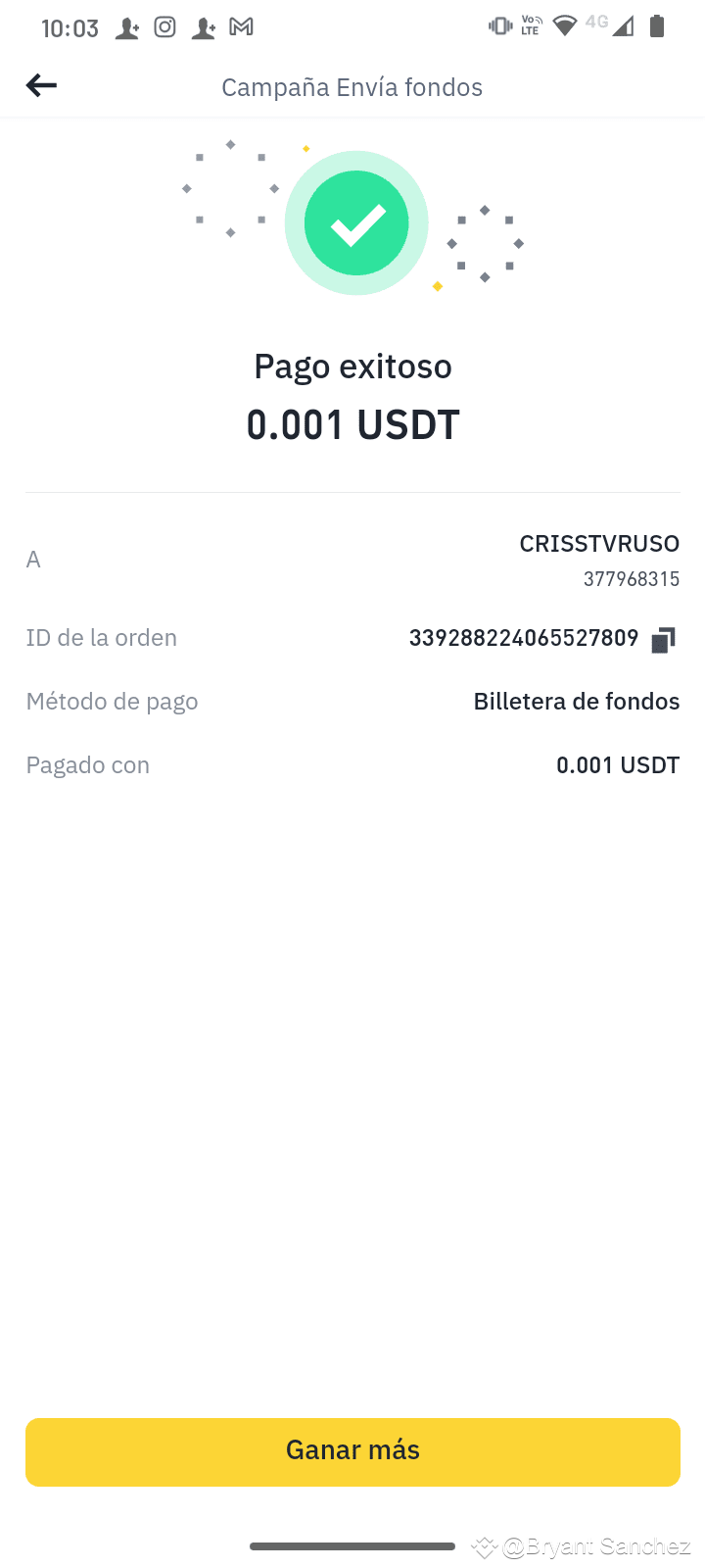 1030371840 devuelve Bryant Sanchez en Binance Square