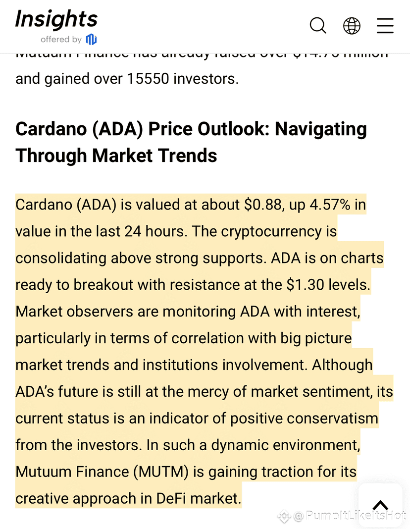 Senaste #adaholders-nyheter, -åsikter och -flöde idag | Binance Flöde