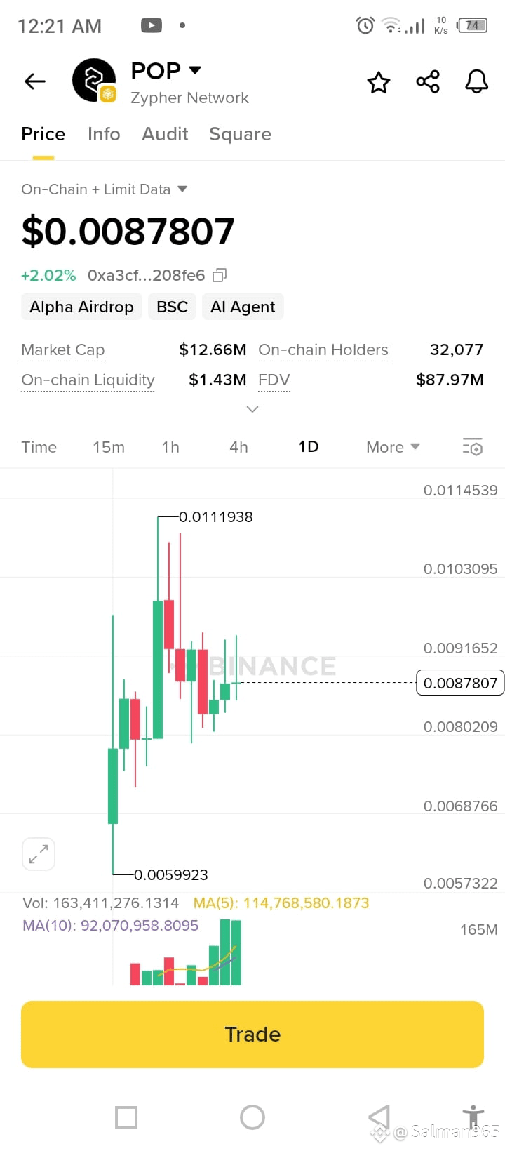 #BNBChainEcosystemRally #POP pop coin basic corefacts and # | Salman965 ...