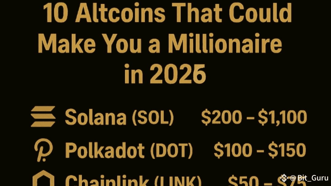 🚀 10 Altcoins That Could Make Millionaires by 2026 | Bit_Guru on ...