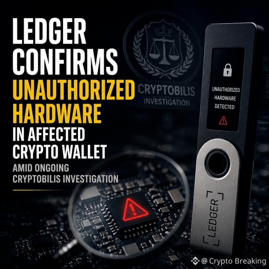 Ledger Confirms Unauthorized Hardware In Affected Crypto Wallet Amid Ongoing Cry