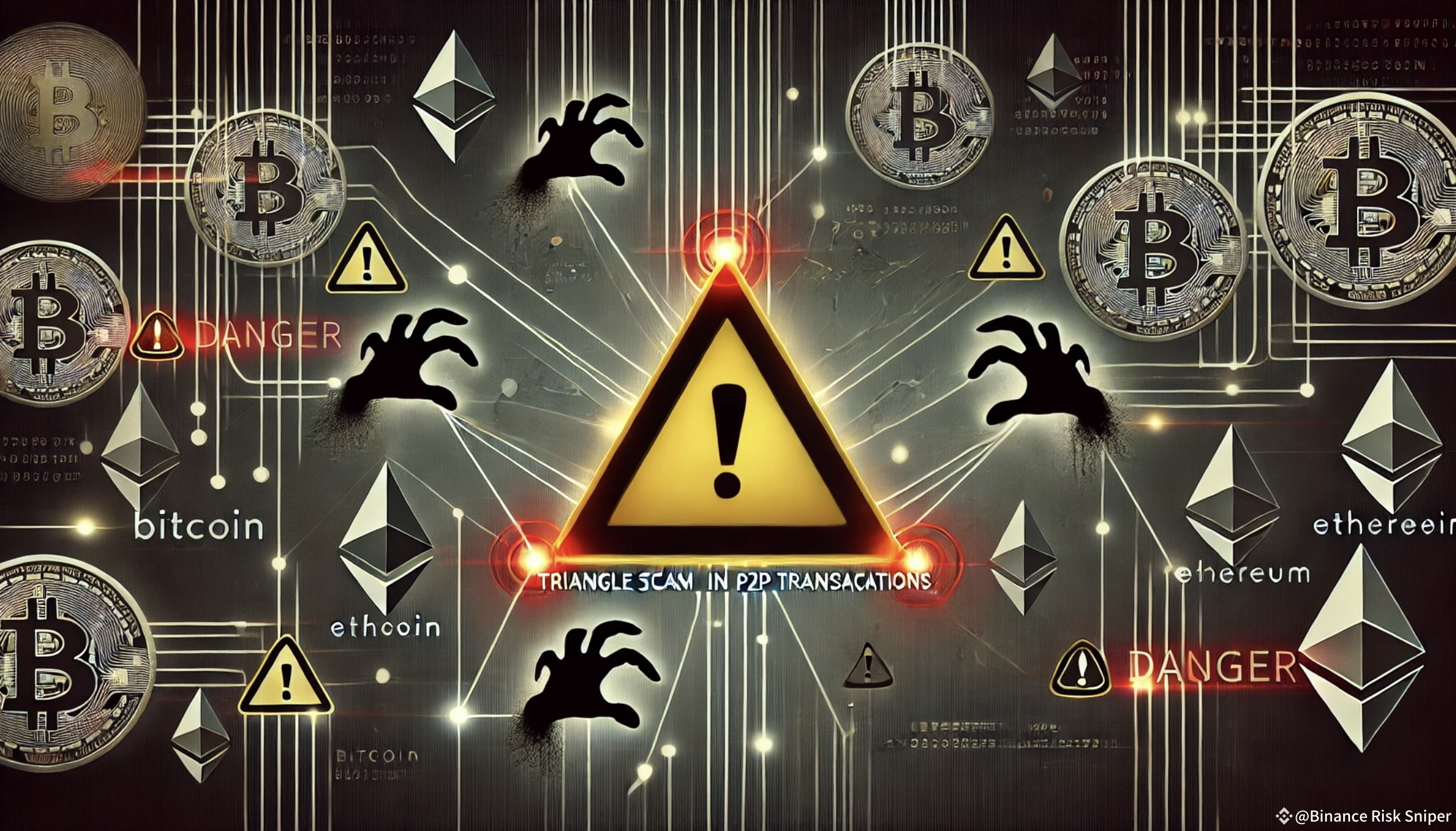 Triangle scam hidden in P2P transactions, sellers should be | Binance Risk  Sniper on Binance Square