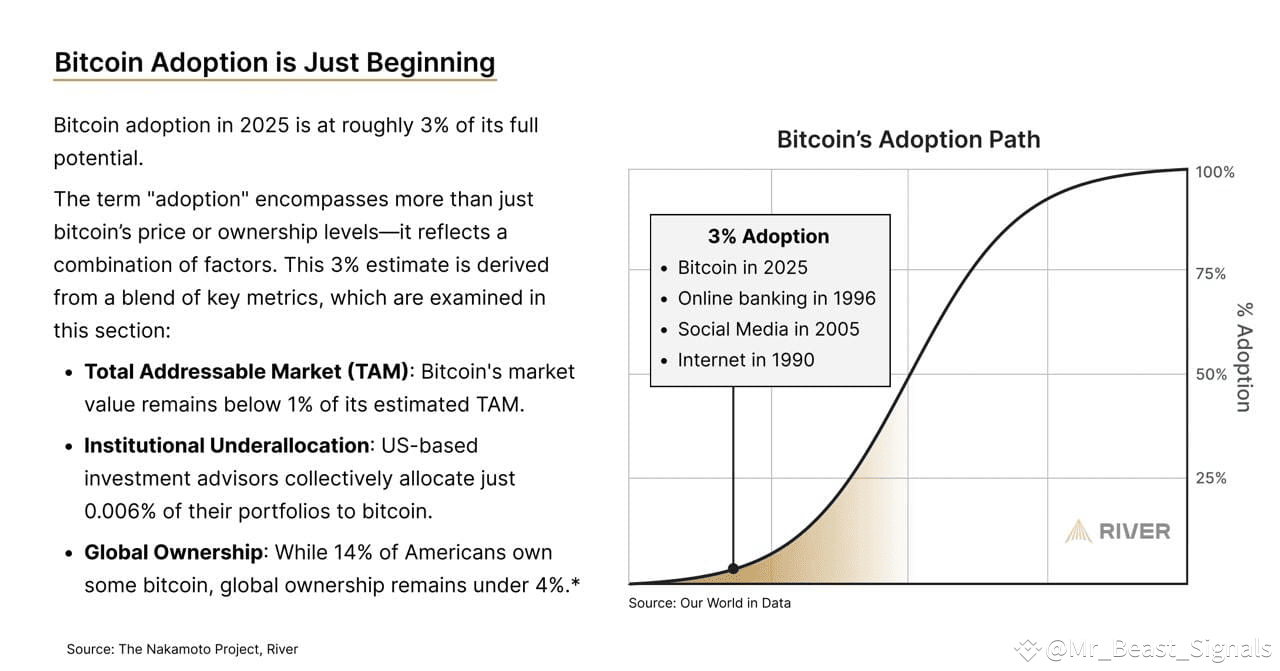Die Bitcoin-Adoption steht erst am Anfang – Die frühen Tage |  Mr_Beast_Signals auf Binance Square