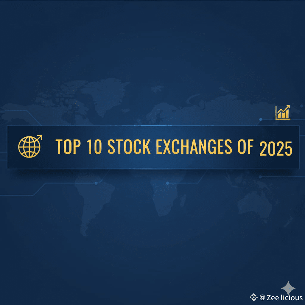 🚀 2025年的顶尖股票交易所：谁在全球市场竞赛中领先？ 2025年的金融世界正在迅速发展！ 📈 这里是按市值排名| Zee licious发布于币 安广场
