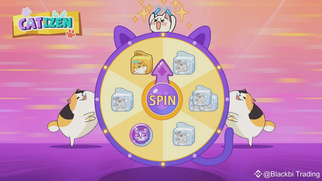 Tính năng Spin trong Catizen