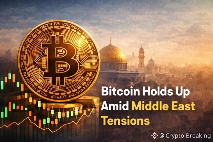 Bitcoin Holds Up Amid Middle East Tensions