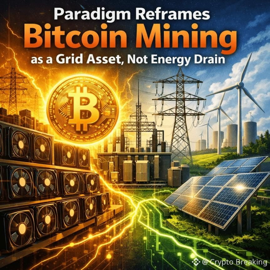 Paradigm Reframes Bitcoin Mining As A Grid Asset, Not Energy Drain