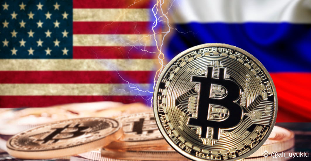 биткоин монета с флагом страны на заднем плане