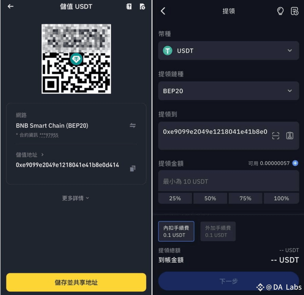 USDT 轉帳