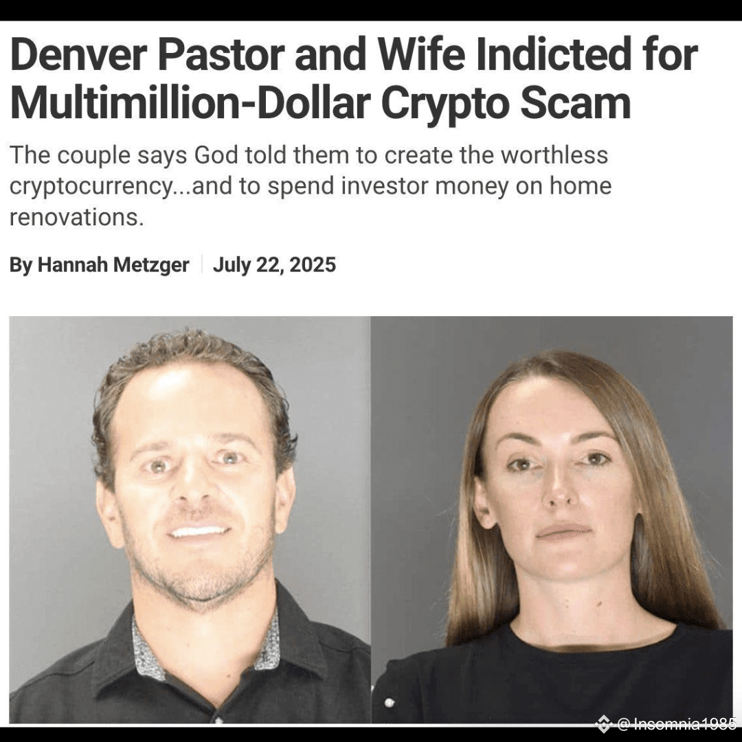 A pastor from Colorado and his wife are accused of | Insomnia1985 on  Binance Square