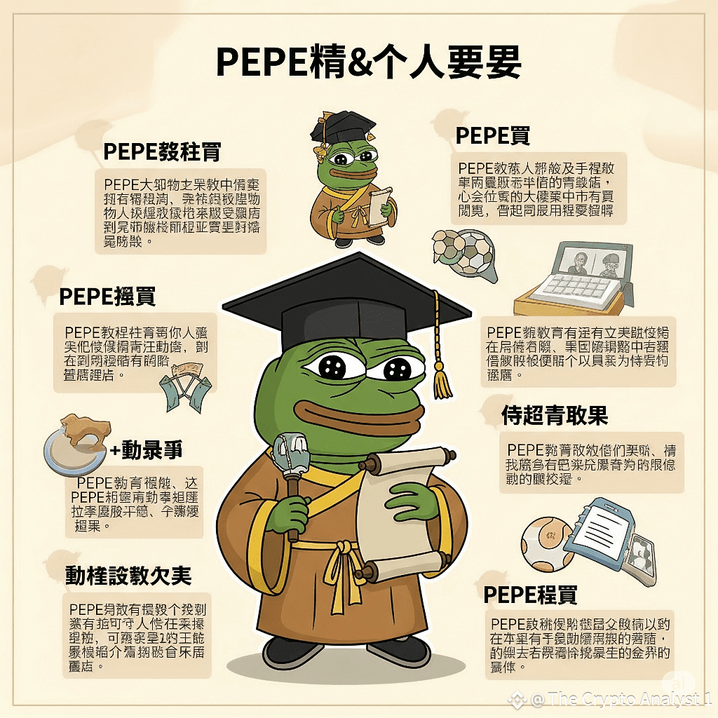 PEPE 币的重要性说明*1. 社区驱动* PEPE 是一种基于网络迷因“青蛙佩佩（Pepe the Frog | The Crypto  Analyst 1 en Binance Square
