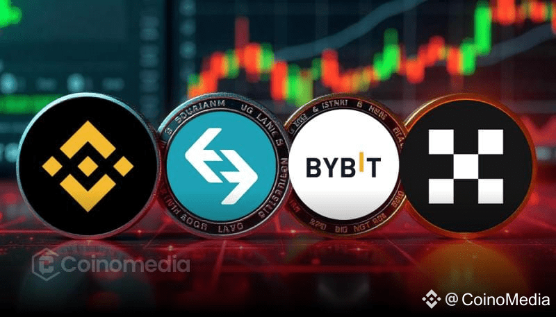 Binance, OKX, Bybit & Bitget Lead Q2 2025 Exchange Rankings