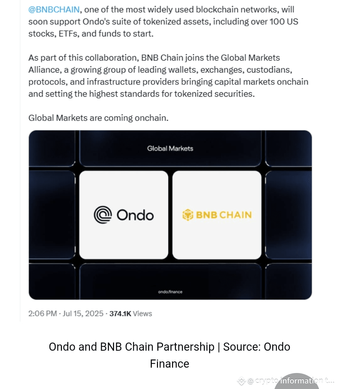 invierte ahora $ONDO $BNB | crypto information today en Binance Square