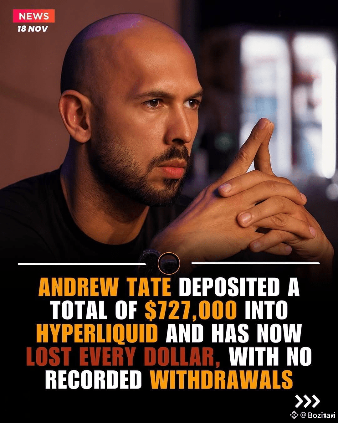 🚨 BREAKING: ANDREW TATE HAS BEEN FULLY HYPER-LIQUIDATED An | Bozitari on  Binance Square