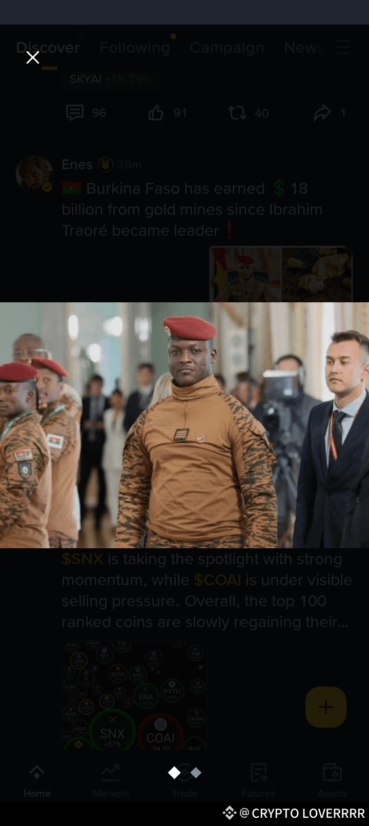 🇧🇫 Burkina Faso has earned $18 billion from gold mines | CRYPTO LOVERRRR  on Binance Square