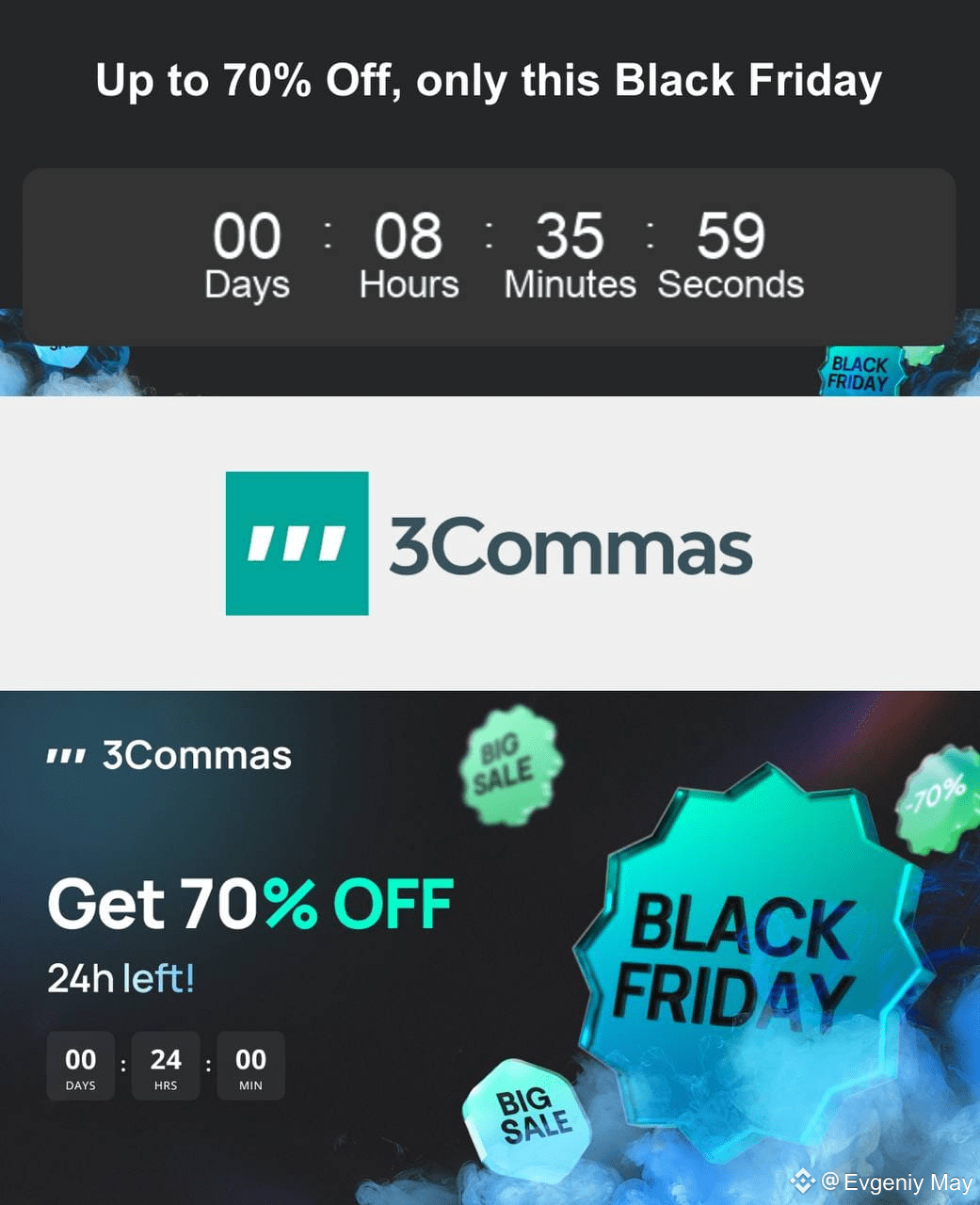 ✋ Кто пользуется 3Commas, успевайте продлить подписку, пока | Evgeniy May  en Binance Square