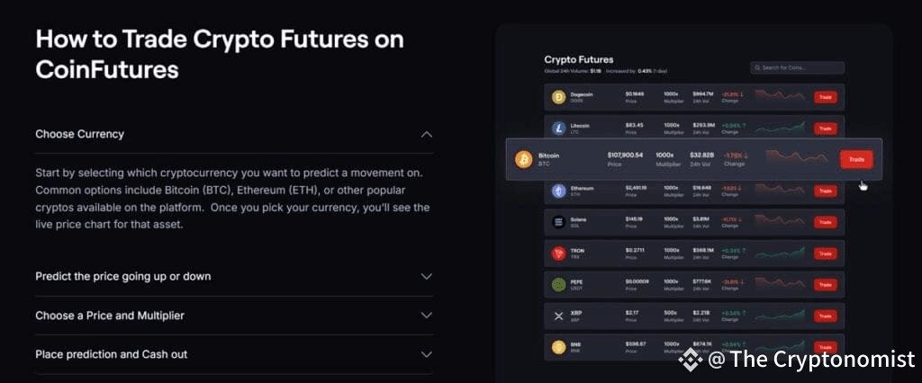 How to Trade Crypto Futures on CoinFutures