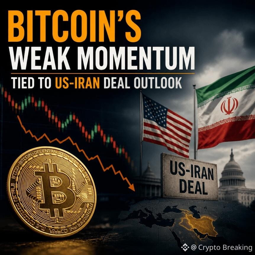 Bitcoin’s Weak Momentum Tied To Us-Iran Deal Outlook