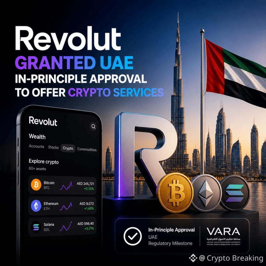 Revolut Granted Uae In-Principle Approval To Offer Crypto Services