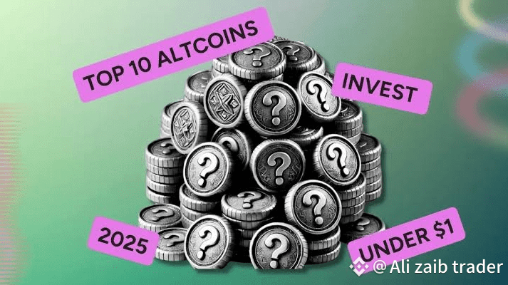10 Altcoins Under $1 That Could Skyrocket 1000X by 2025! 💰🚀 | Ali zaib ...