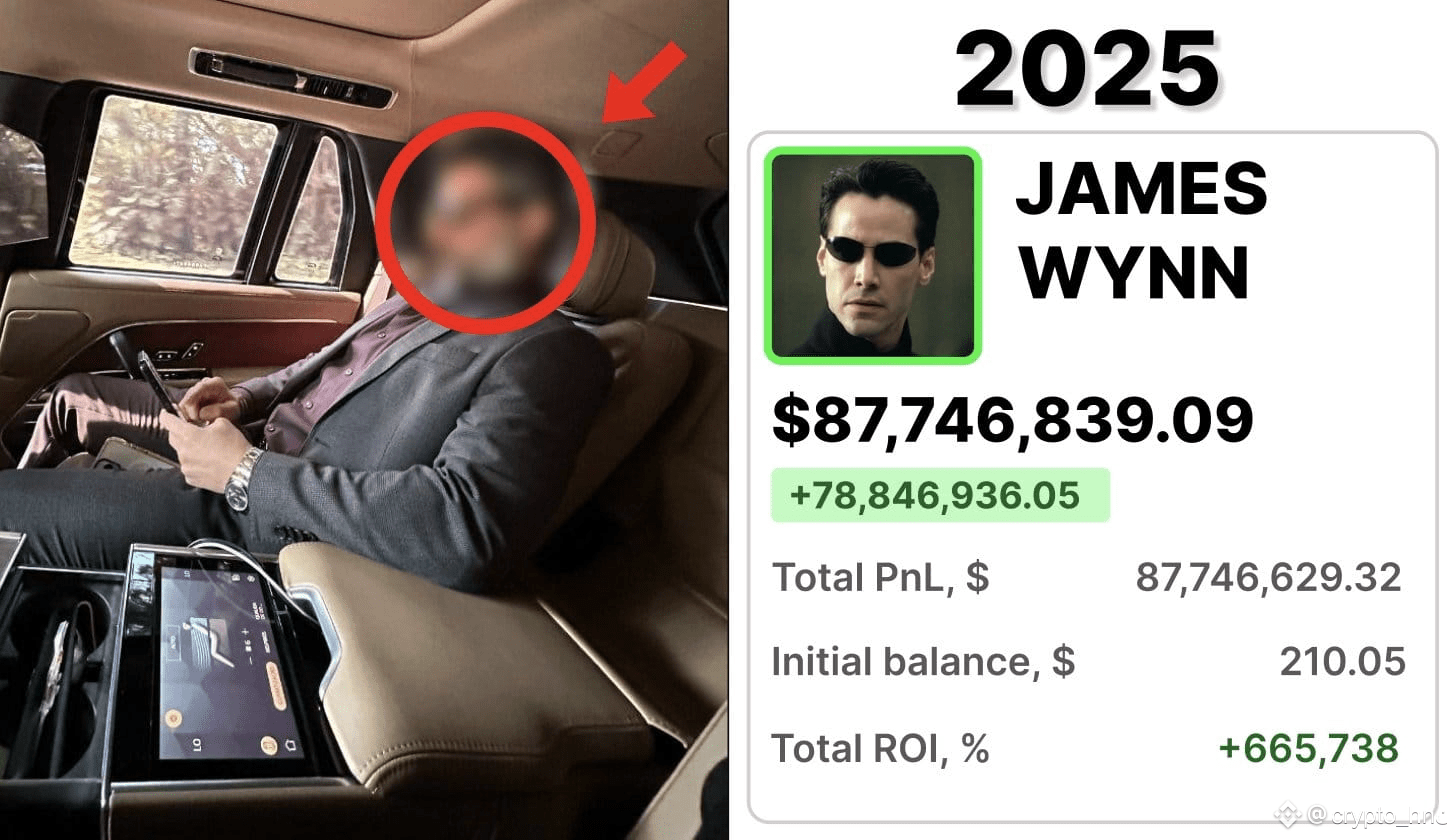Meet James Wynn, THE BEST crypto trader He turned $210 into | crypto_hng on  Binance Square