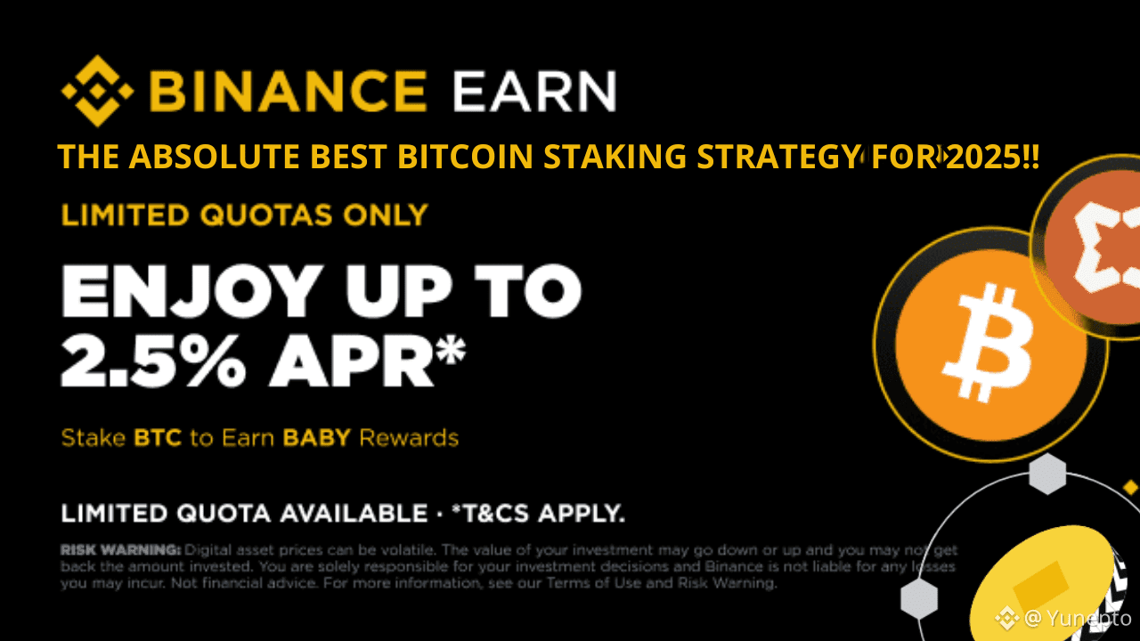 Now you can stake your $BTC to Binance On-Chain Yield to | Yunepto on  Binance Square