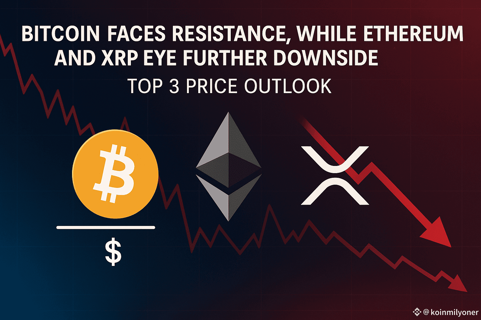 Bitcoin Faces Resistance, While Ethereum and XRP Eye Further | koinmilyoner  on Binance Square