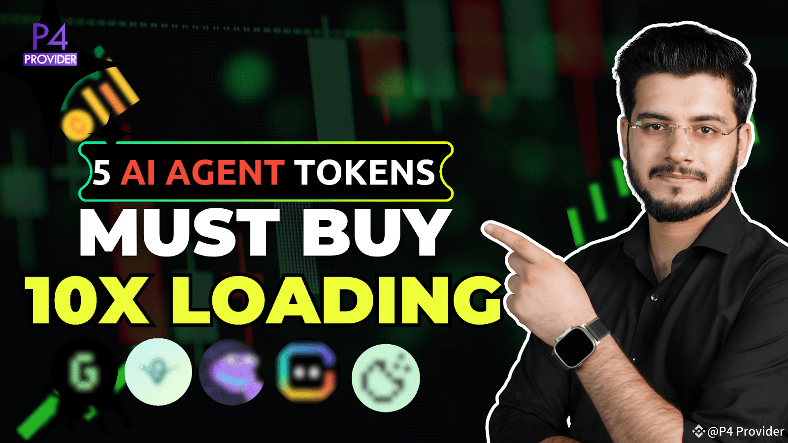 Top 5 AI Agent Tokens To Buy Before FEB || 10X Loading? | P4 Provider on  Binance Square