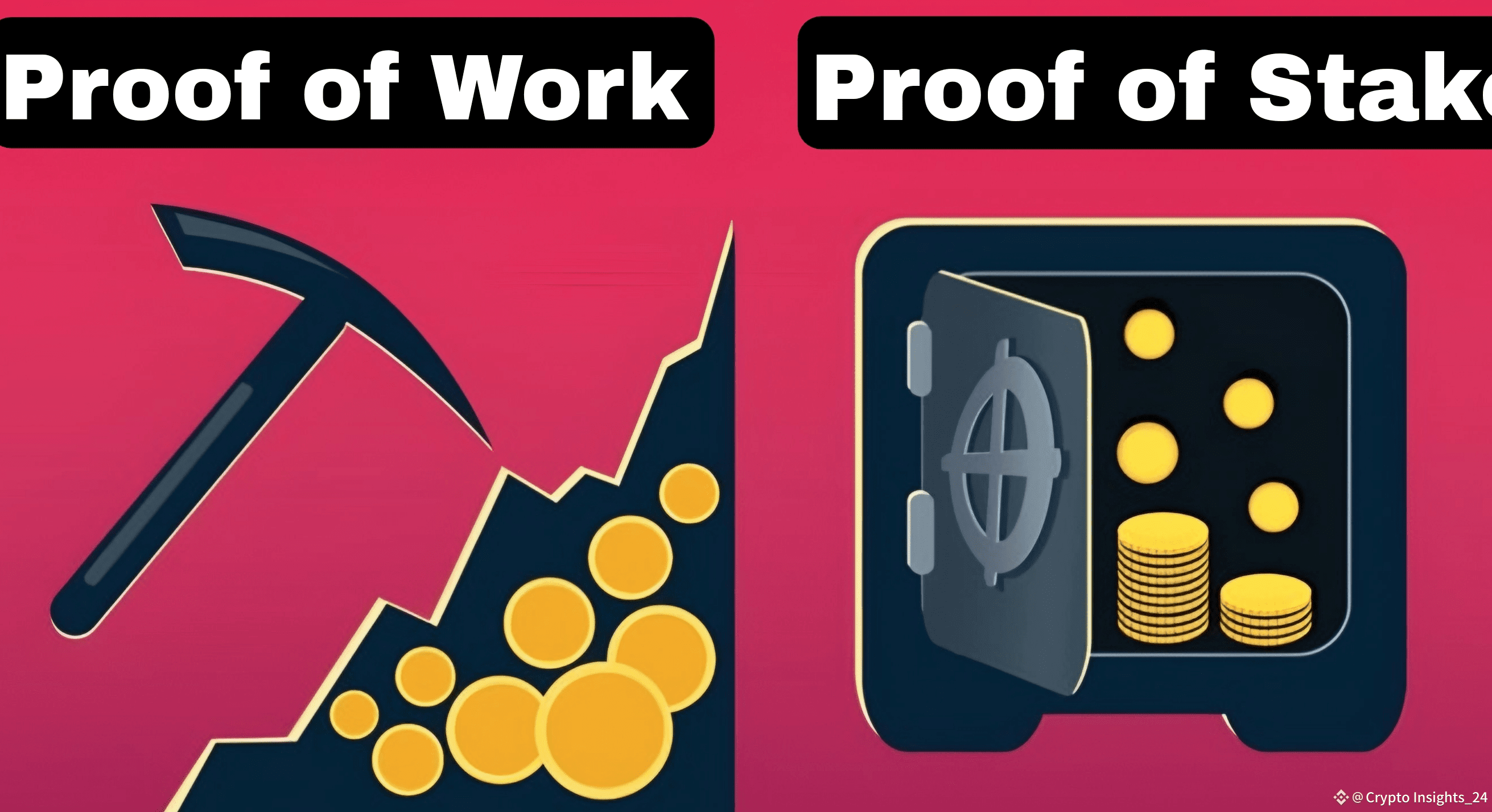 Proof of Work vs Proof of Stake: Understanding the Foundations of Crypto |  Crypto Insights_24 on Binance Square