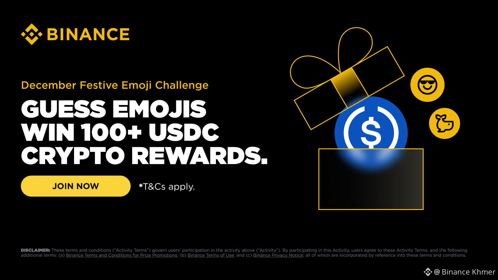 December Festive Emoji Challenge 🎉 Want to play daily | Binance Khmer on  Binance Square
