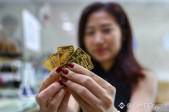 Vàng miếng tại trụ sở SJC ở quận 3, tháng 3/2025. Ảnh: Quỳnh Trần