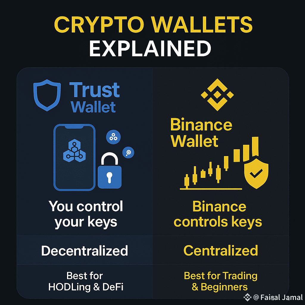 Trust Wallet vs Binance Wallet – Which One is Better for | Faisal Jamal on  Binance Square