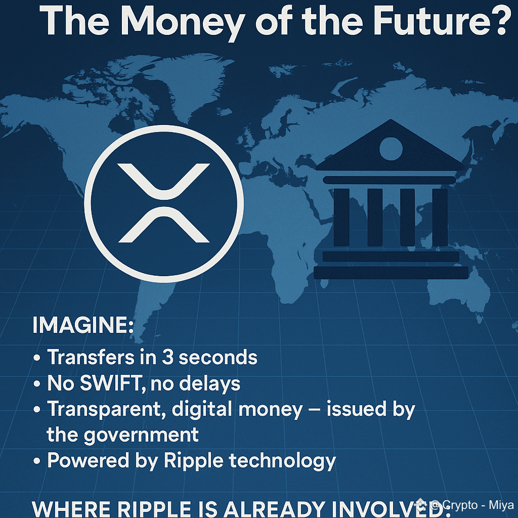 🌐 Ripple + Bancos Centrales = ¿El Dinero del Futuro? ‼️ Mi | Crypto - Miya  en Binance Square