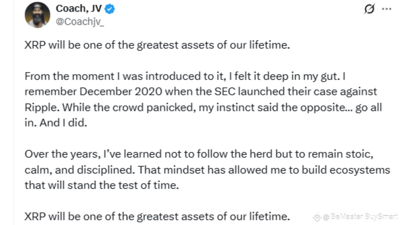 Pundit Says XRP Will Be One of the Greatest Assets of Our Lifetime |  BeMaster BuySmart on Binance Square