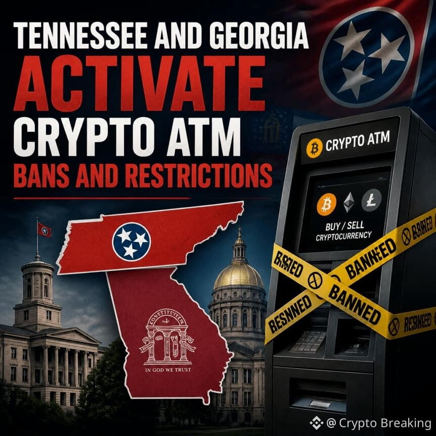Tennessee And Georgia Activate Crypto Atm Bans And Restrictions