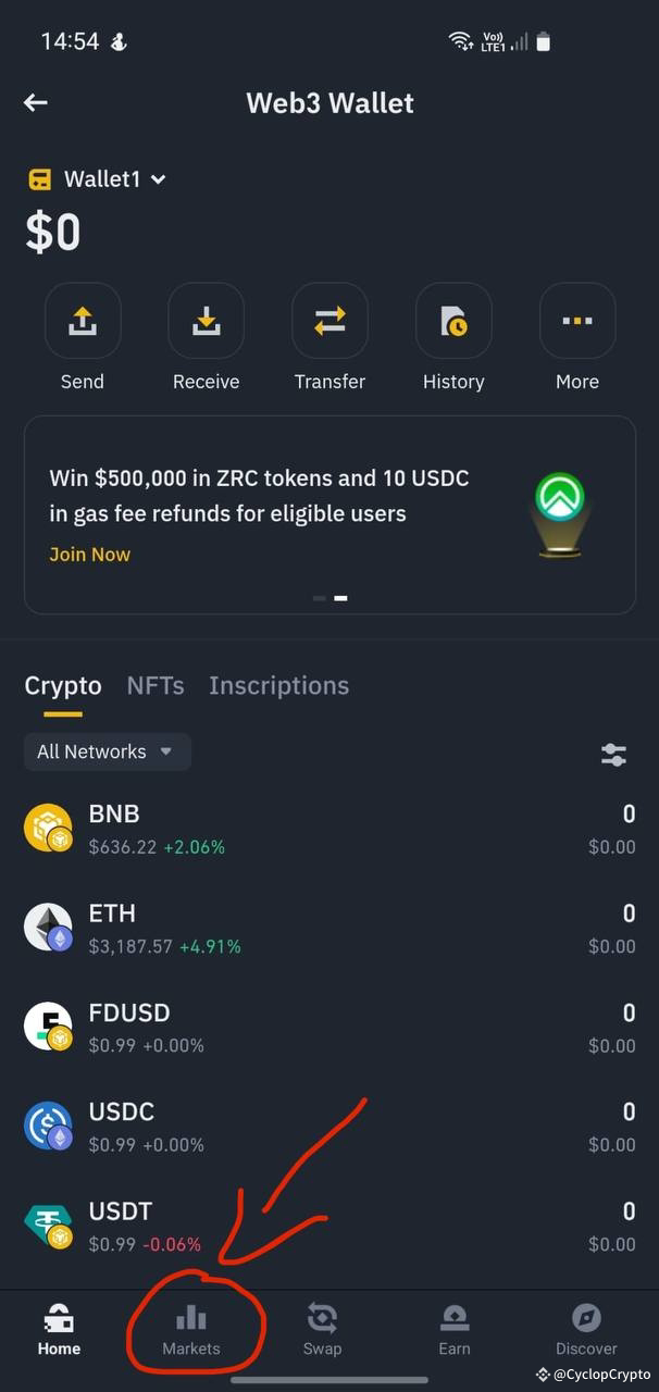 Step By Step Tutorial Binance Web Wallet Cyclopcrypto On Binance Square