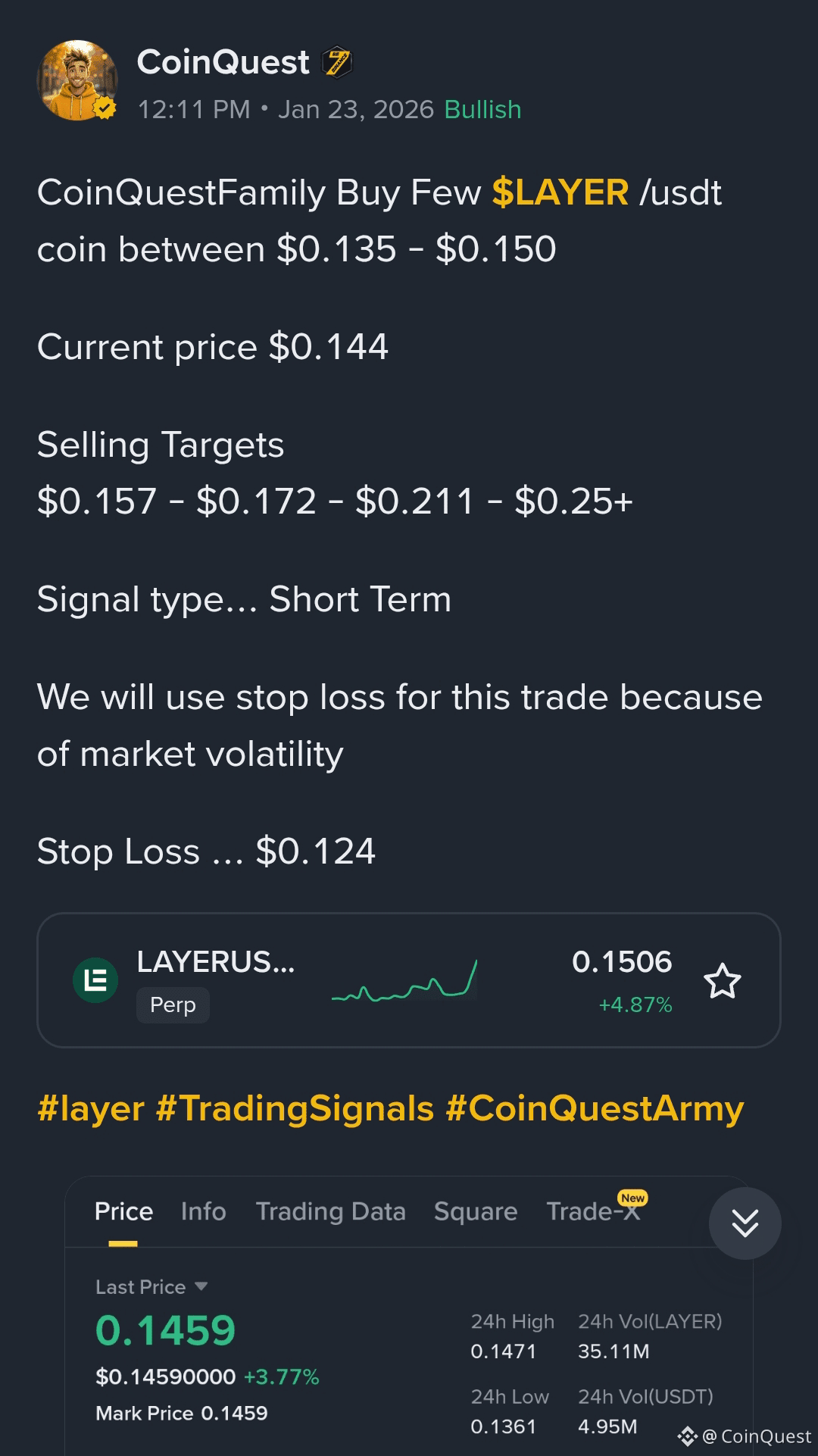 Solayer Price Today | LAYER to USD Live Price, Market Cap & Chart