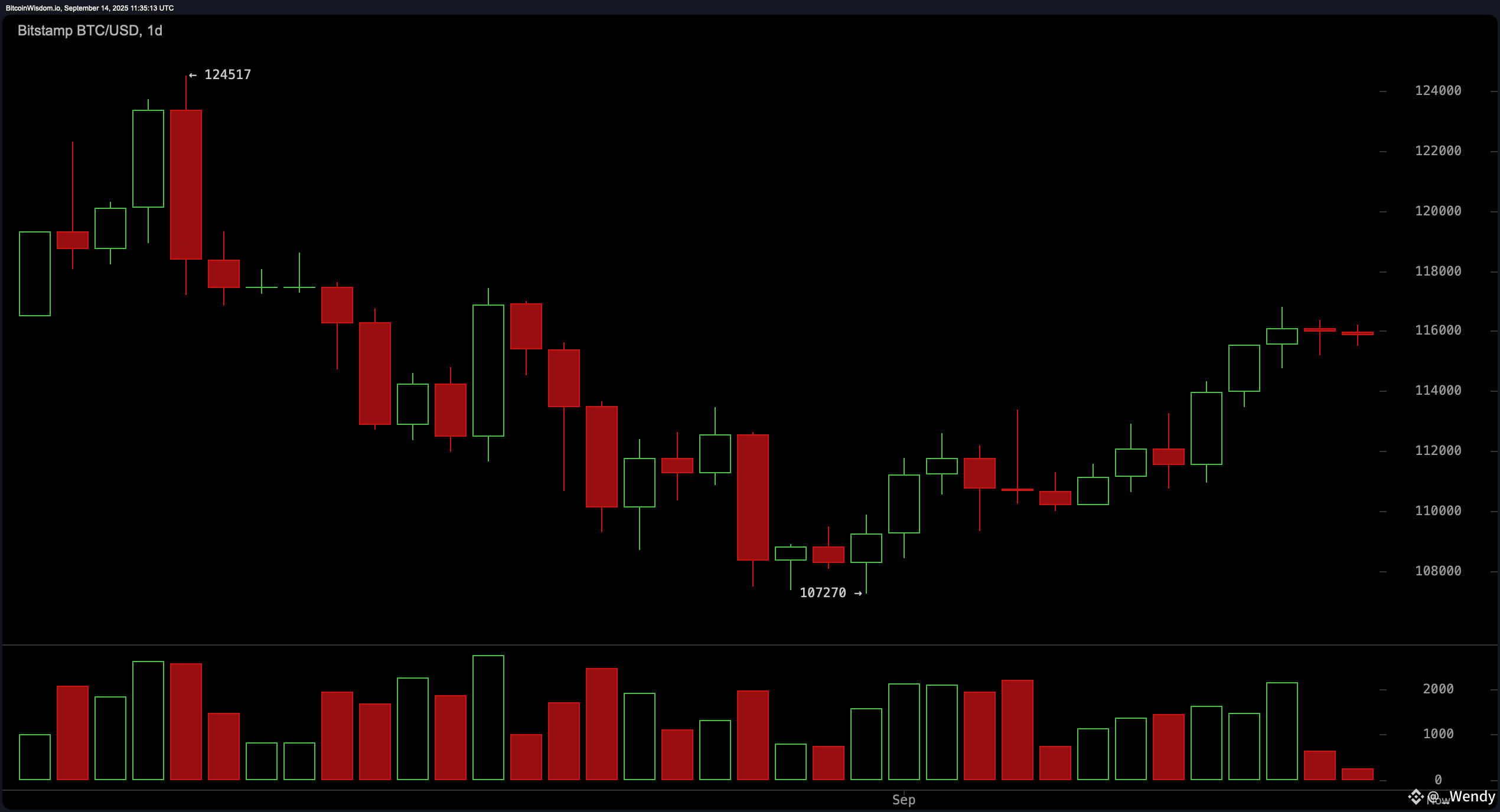 Bitcoin Price Watch: Market Stalls Below $116K With Momentum Fading