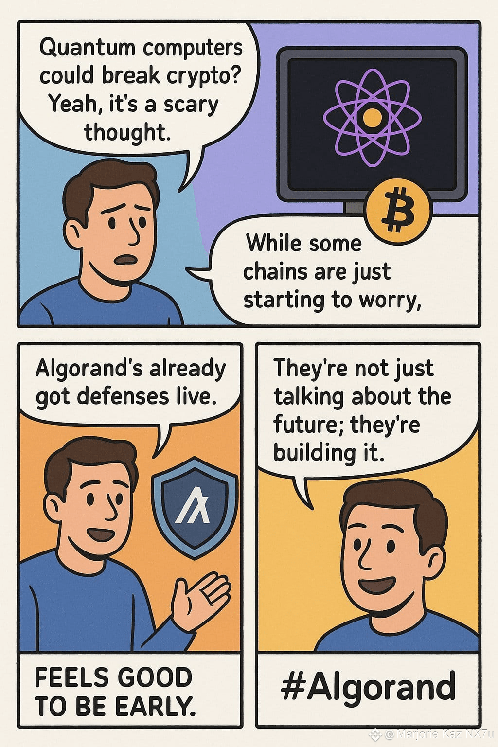 The attack 🦣🦣🦣 quantum computer 💎#Algorand | Marjorie Kaz NX7u on  Binance Square