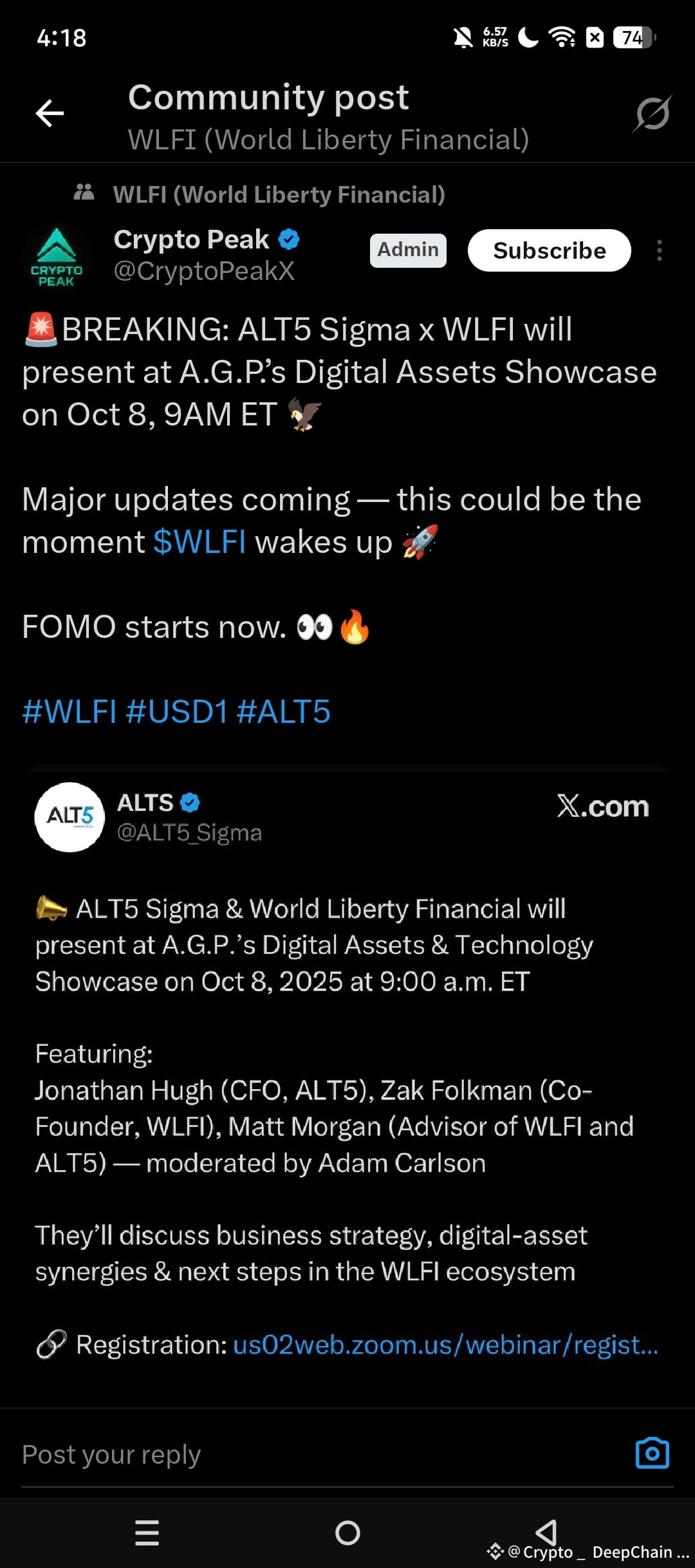 Latest #alt5 News, Opinions and Feed Today | Binance Square