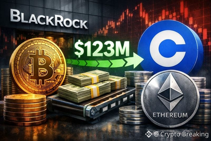 Blackrock Moves $123m In Btc, Eth To Coinbase Amid Etf Outflows
