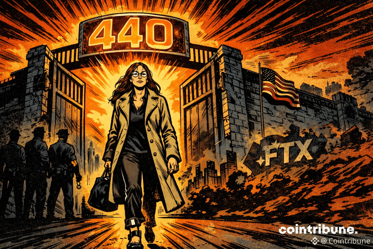 FTX : Caroline Ellison franchit les portes de prison, liberté crypto controversée sous tension